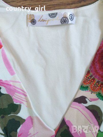 Desigual - страхотна дамска тениска, снимка 5 - Тениски - 28280850