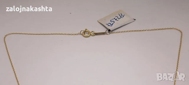 Ново Златно колие-2,18гр/14кр, снимка 5 - Колиета, медальони, синджири - 51330036