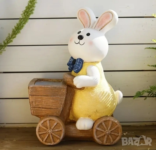 Молд кашпа заек с количка , снимка 10 - Форми - 53088675