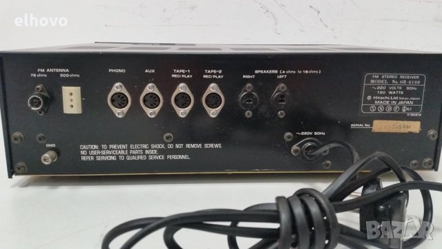 Ресивър Hitachi SR-6100, снимка 8 - Ресийвъри, усилватели, смесителни пултове - 28846707