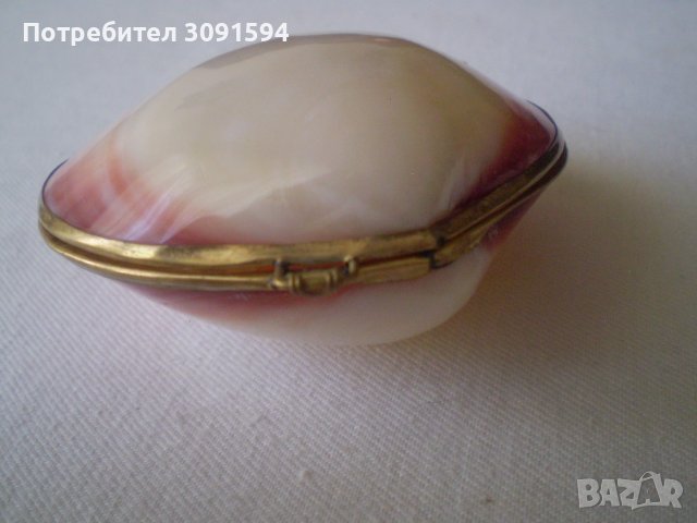 кутия за бижута мида, снимка 2 - Антикварни и старинни предмети - 37924641