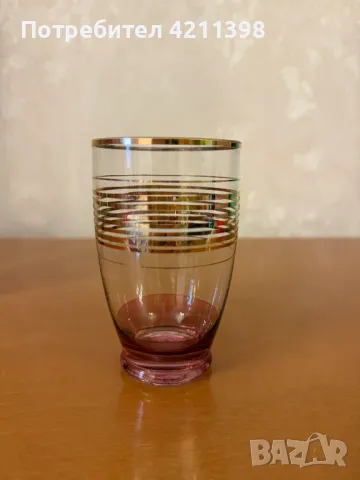 Ретро стъклени чаши, снимка 2 - Антикварни и старинни предмети - 49264809