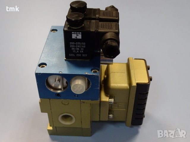 Пневматичен разпределител за преса Ross 3573C4131 solenoid valve, снимка 8 - Резервни части за машини - 39040380