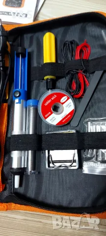 Комплект за запояване,мултицет,вакум помпа,регулируем поялник, снимка 3 - Друга електроника - 47960550