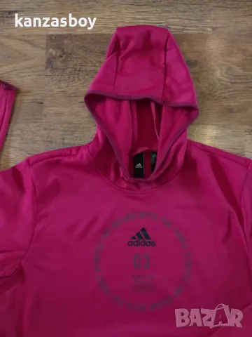 adidas - страхотно мъжко горнище Л , снимка 2 - Спортни дрехи, екипи - 48592756