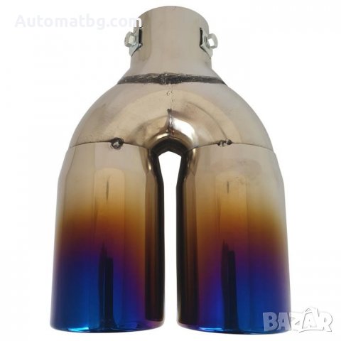 Накрайник за ауспух Automat, Универсален, Хром никел, 226мм, снимка 2 - Аксесоари и консумативи - 37828589