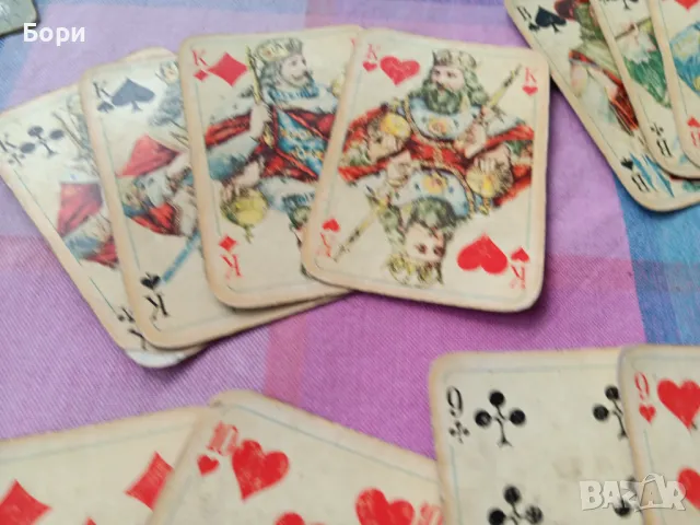 Стари карти Rokoko / 4, снимка 3 - Карти за игра - 49414385
