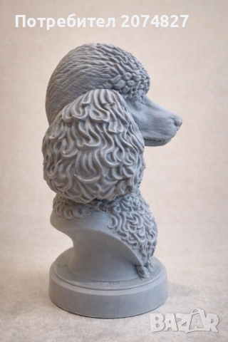 Poodle Bust / Пудел бюст, снимка 3 - Декорация за дома - 53368983