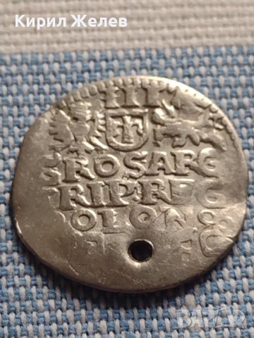 Сребърна монета 3 гроша 1596г. Сигизмунд трети ПОЛША 13781, снимка 7 - Нумизматика и бонистика - 42930852