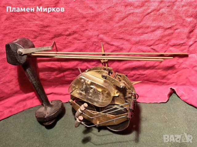 Механизъм за германски настолен часовник, снимка 4 - Антикварни и старинни предмети - 51980202