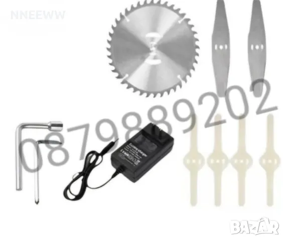 акумулаторна резачка за клони и Тример за трева 36V/8ah, снимка 4 - Градинска техника - 49474605