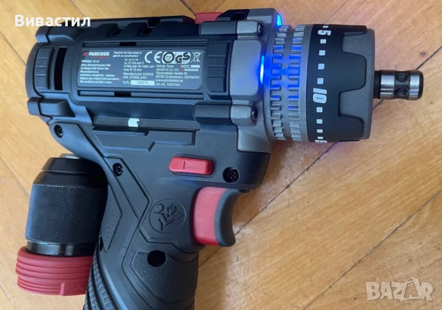 Трискоростен винтоверт Parkside Performance 80Nm 12V внос от Германия, снимка 11 - Винтоверти - 51330519