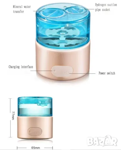 Водородна Бутилка за Пластмасово Шише 500мл. Приставка за Кислородно Вдишване в Самолет Влак Автобус, снимка 9 - Други - 48846057