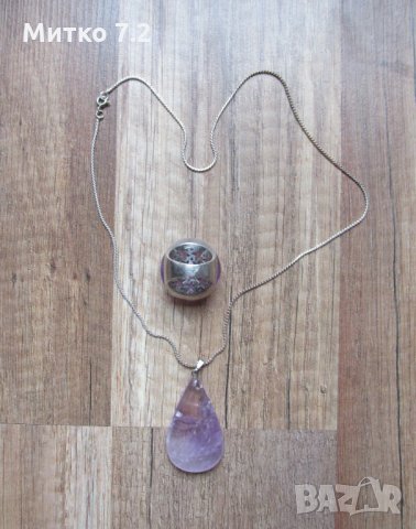 сребърен комплект - 1, снимка 5 - Бижутерийни комплекти - 32274467