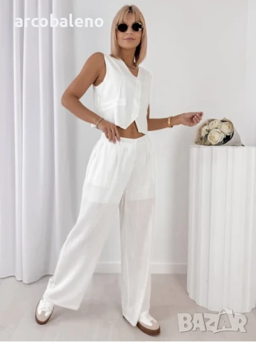 Елегантен дамски комплект от две части AMELISE, 2цвята  , снимка 16 - Комплекти - 50931409