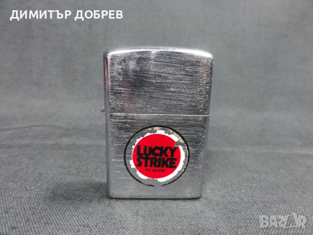СТАРА РЕТРО РЕКЛАМНА БЕНЗИНОВА ЗАПАЛКА LUCKY STRIKE