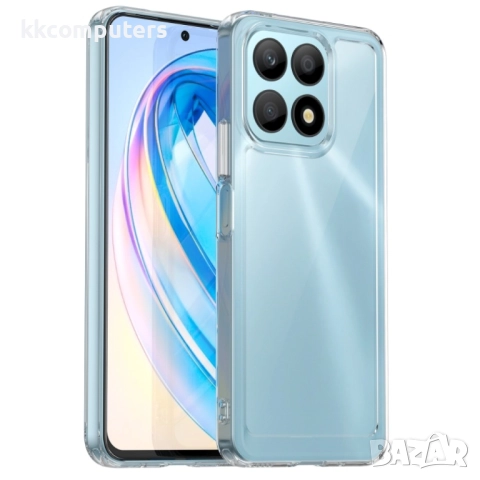 Huawei Honor X8a Силиконов Калъф Transparent TPU и Протектор, снимка 10 - Калъфи, кейсове - 52506923