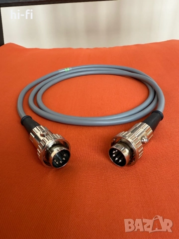 Naim Grey Interconnect Cable 5 Pin to 5 Pin DIN (180 Degree) Аудио кабел, снимка 5 - Ресийвъри, усилватели, смесителни пултове - 48517847