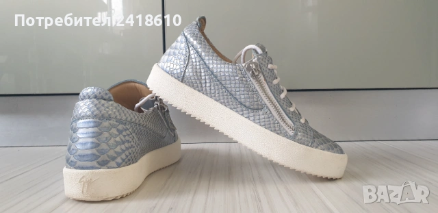 Giuseppe Zanotti Leather Sneakers Size 38 - 24.5см ОРИГИНАЛ! ЕСТЕСТВЕНА Кожа!, снимка 12 - Кецове - 53384592