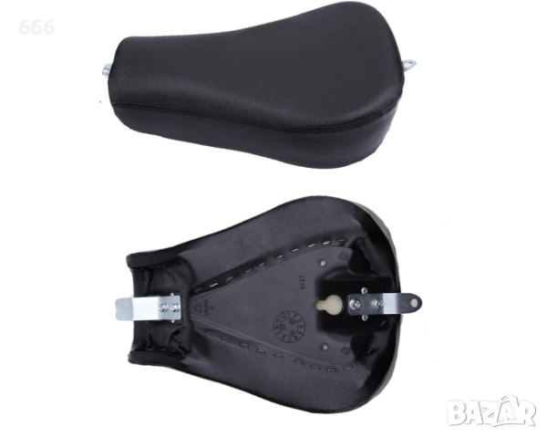 Седалка за мотоциклет, черна, 36x26x9 см, изработена от еко кожа и дунапрен , снимка 3 - Аксесоари и консумативи - 52912962