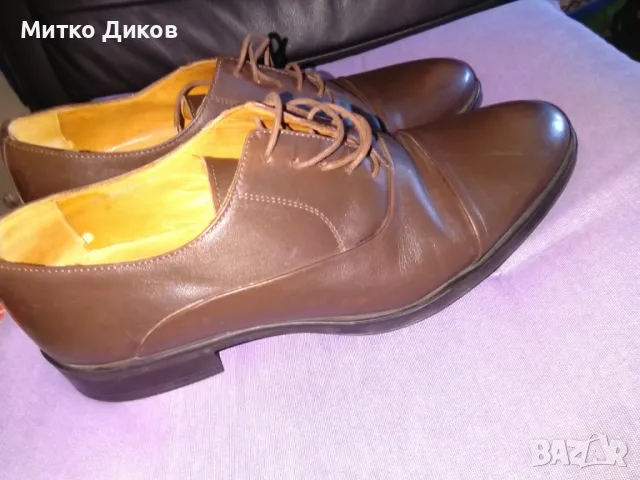 Daniele Gilardo маркови обувки естествена кожа нови № 43 реален стелка 275мм, снимка 2 - Официални обувки - 47655693