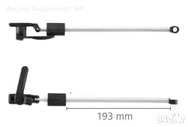 Опорно рамо ляво за прозорец с височина 600мм. DOMETIC SEITZ S3 и S4 396126, снимка 3 - Аксесоари и консумативи - 40862769