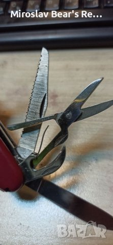 Туристически универсален Швейцарски нож 12 инструмента , снимка 7 - Ножове - 37230214