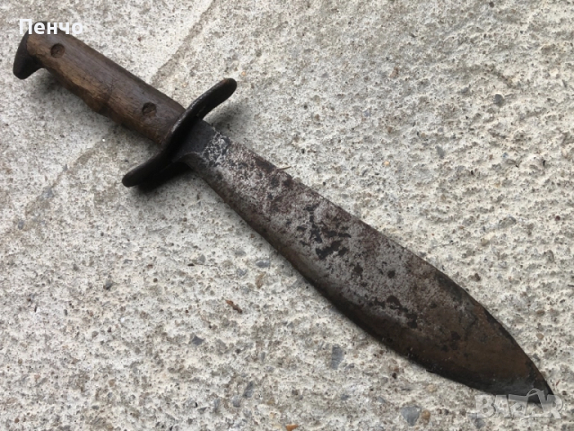 стар голям военен нож/мачете/ - 1917г. - WWI - U S, снимка 6 - Антикварни и старинни предмети - 44238279
