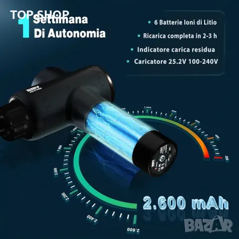 Професионален масажен пистолет с подгряване EMY Design, снимка 3 - Масажори - 49157934