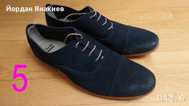 Мъжки обувки Кларкс 47 номер, Clarks 12 UK, снимка 7 - Спортно елегантни обувки - 43563695