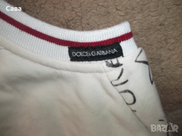 Ватирана блуза DOLCE&GABBANA  мъжка,Л, снимка 5 - Блузи - 53406530