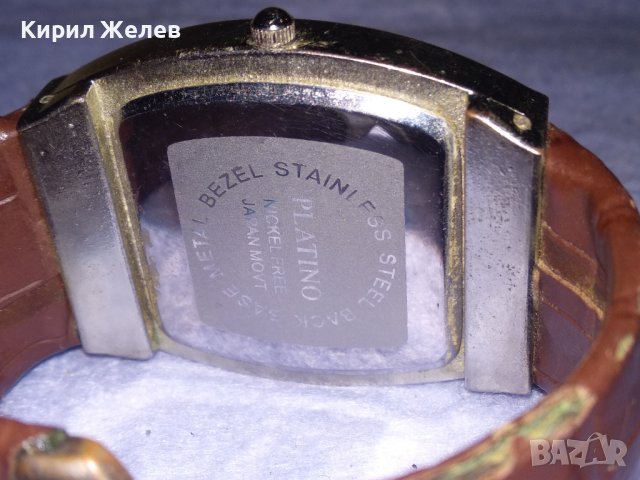 PLATINO COLLECTION QUARTZ JAPAN MOVT ЕФЕКТЕН КВАРЦОВ МАРКОВ ДАМСКИ ЧАСОВНИК - ГРИВНА 36578, снимка 9 - Дамски - 40443818