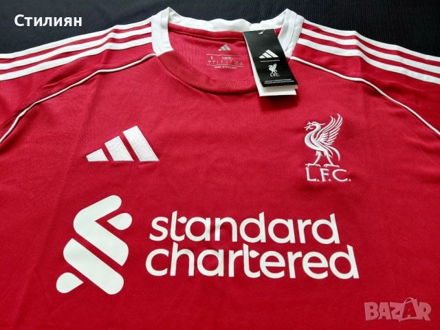 Официала тениска на Liverpool за сезон 2025/26, създаден от Adidas, снимка 3 - Тениски - 51836936