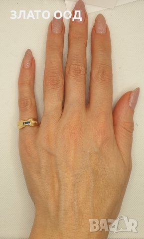 Златни пръстени с сапфири, рубини и диаманти- 18К, снимка 14 - Пръстени - 39790245
