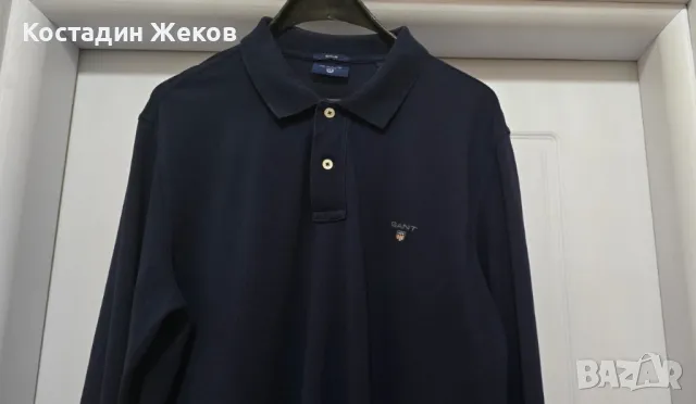 Мъжка оригинална блузка.  GANT , снимка 3 - Спортни дрехи, екипи - 49246764