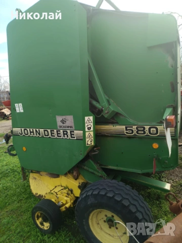 Продавам ролонна балеровачка John Deere 580  1997г., снимка 4 - Селскостопанска техника - 53527570