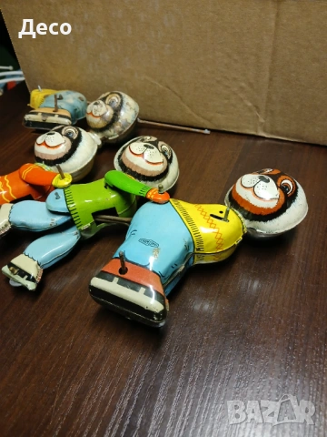 Стара унгарска играчка мечки фигуристи., снимка 3 - Колекции - 53340857