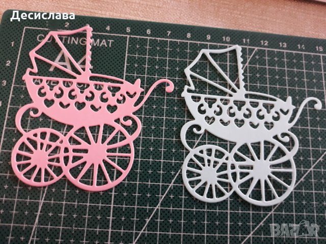 Хартиени/картонени елементи за бебешки проекти, снимка 2 - Други - 26520246