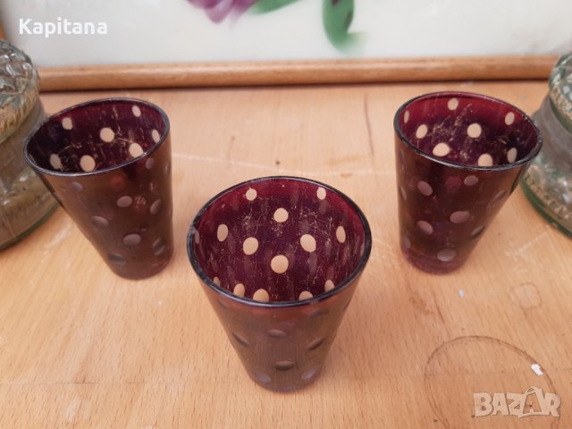 Стъклен сервиз за ракия, снимка 2 - Сервизи - 37312548