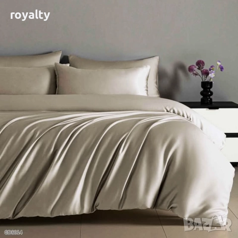 Луксозен комплект от висококачествен памучен сатен, снимка 12 - Спално бельо - 52212809