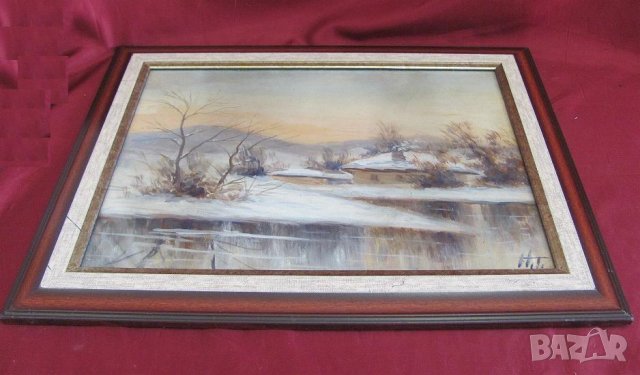 Картина Акрил, Картон, Подписана, снимка 7 - Картини - 43113609