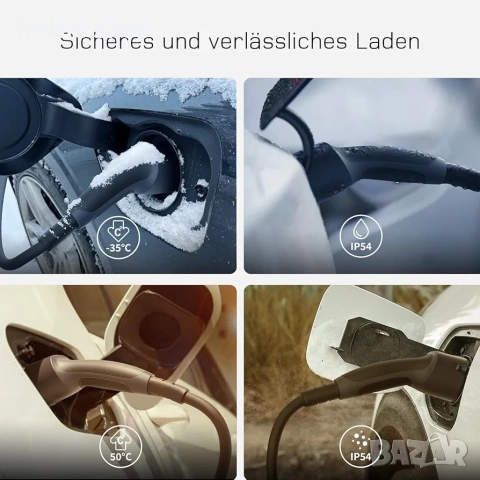 dé Кабел за зареждане на електромобили Тип 2, 22 kW, 10м, 32A, снимка 8 - Аксесоари и консумативи - 53568665