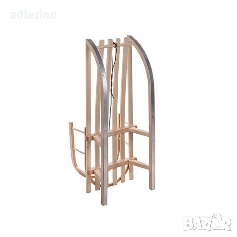 Дървена шейна, детска шейна, 90х32 см, с облегалка, снимка 3 - Други - 34314628