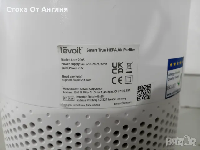 Пречиствател за въздух Levoit -smart , снимка 5 - Овлажнители и пречистватели за въздух - 48388202