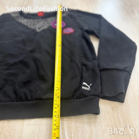 Дамски суитшърт Puma Since 48, размер S черен, снимка 3 - Блузи с дълъг ръкав и пуловери - 53341866