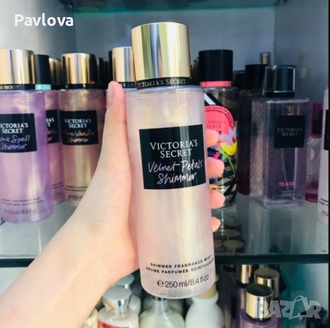 Victoria`s Secret крем парфюмна вода,спрей с лъскави частици, снимка 5 - Козметика за тяло - 36853810