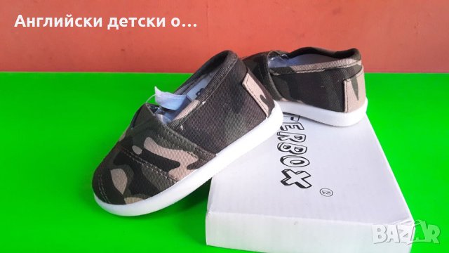 Английски детски еспадрили-MOTHERCARE, снимка 2 - Детски гуменки - 28468889