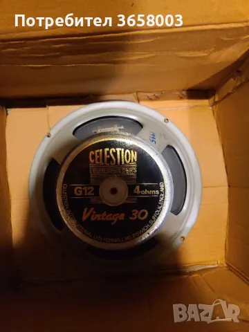 Celestion Vintage 30, произведена в Англия, 4 ома, снимка 4 - Китари - 48010311