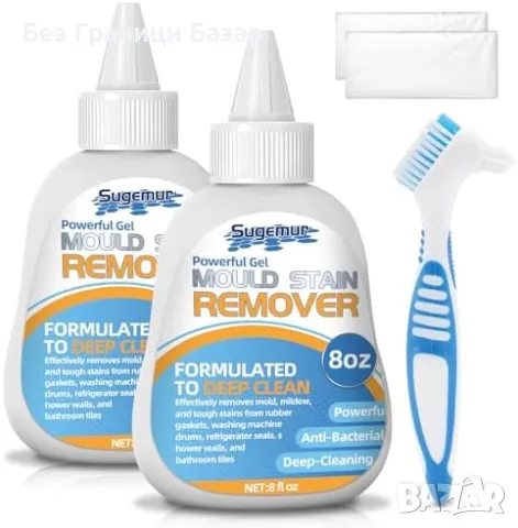 Нов Концентриран гел срещу мухъл – за плочки, перални, мивки, уплътнения