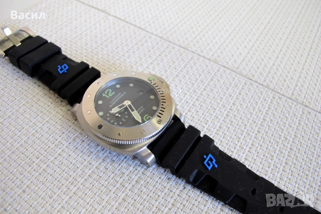 Panerai Submersible - Масивен 47 mm  автоматик, снимка 3 - Мъжки - 49604759